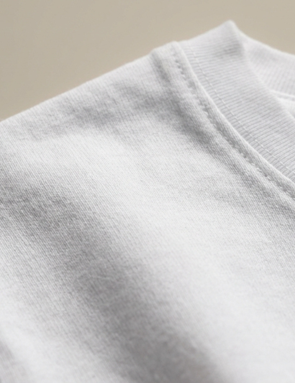 Cotton Rich Solid Half Sleeve Round Neck T-Shirt - White