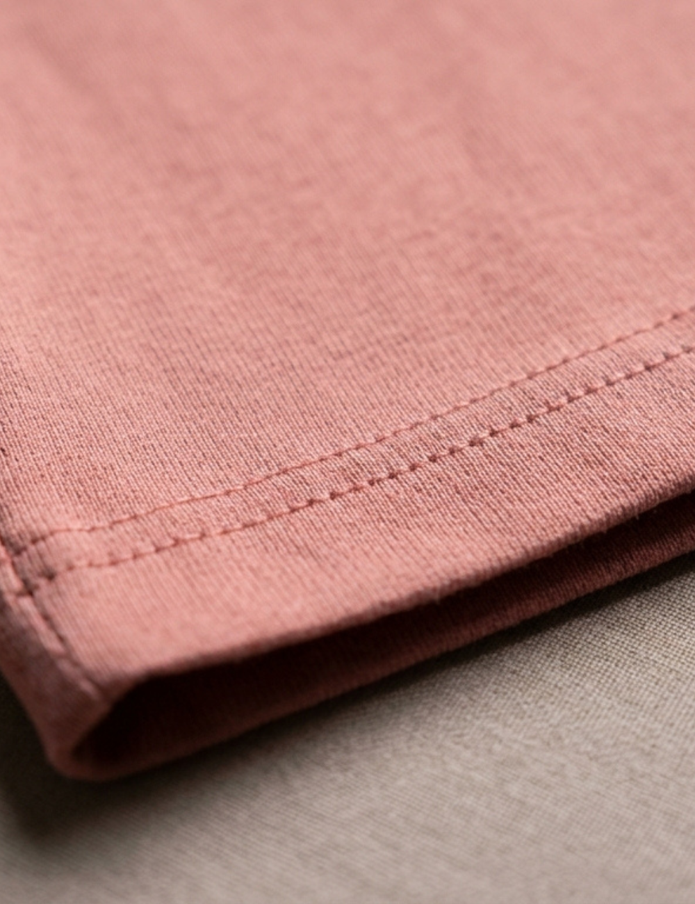 Cotton Rich Solid Half Sleeve Round Neck T-Shirt - Dusty Rose