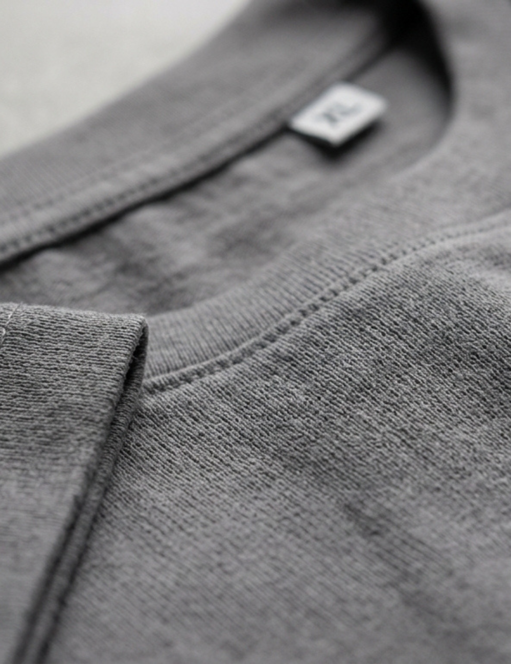 Cotton Rich Solid Half Sleeve Round Neck T-Shirt - Charcoal Grey