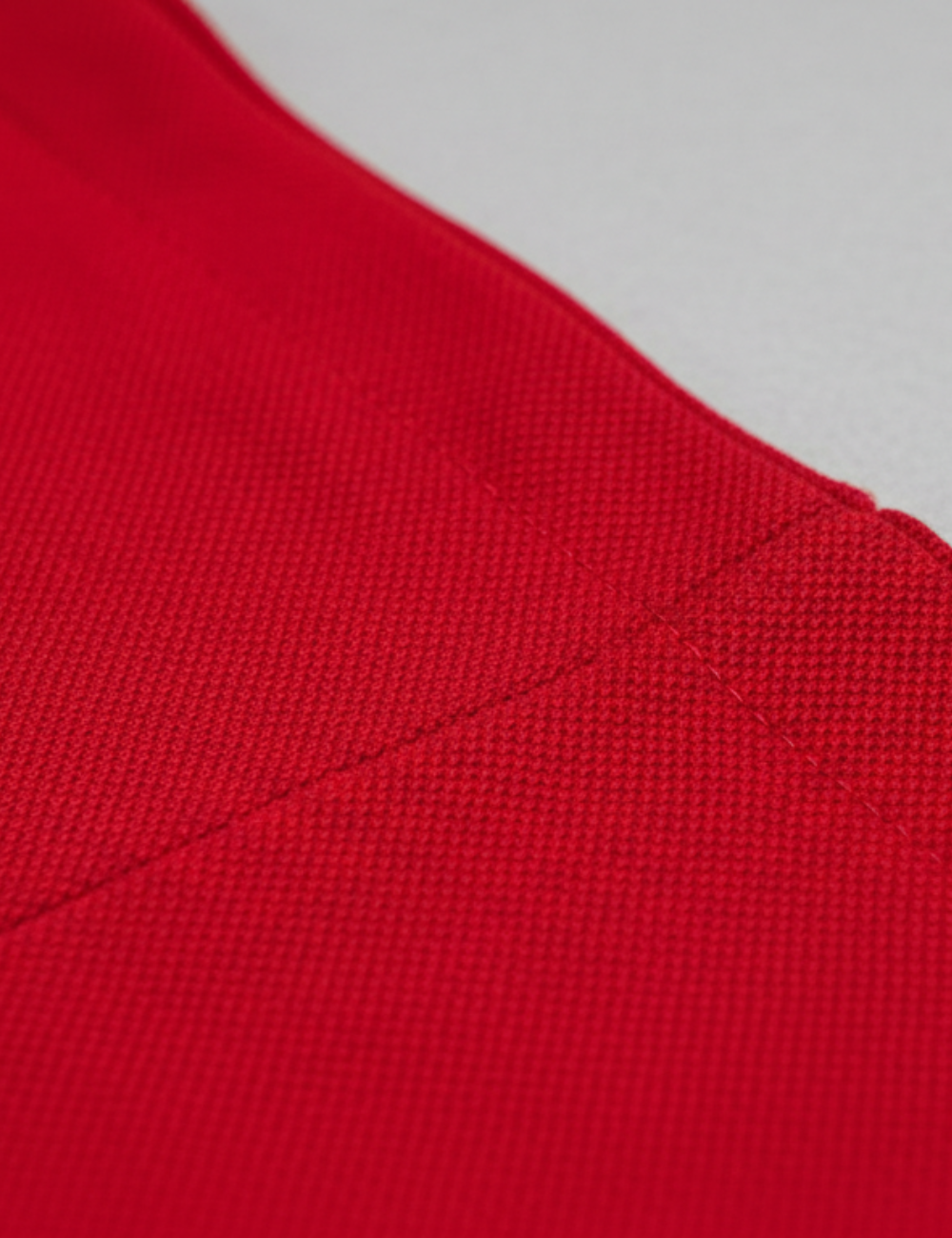 Cotton Rich Solid Half Sleeve Polo T-Shirt - Red
