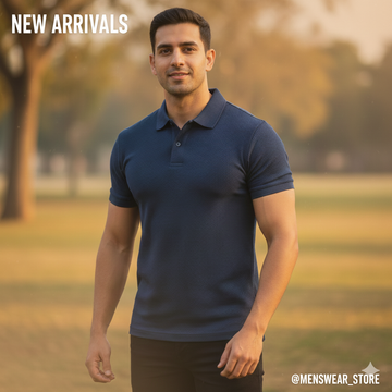 Polo Navy Blue Printed T-Shirt
